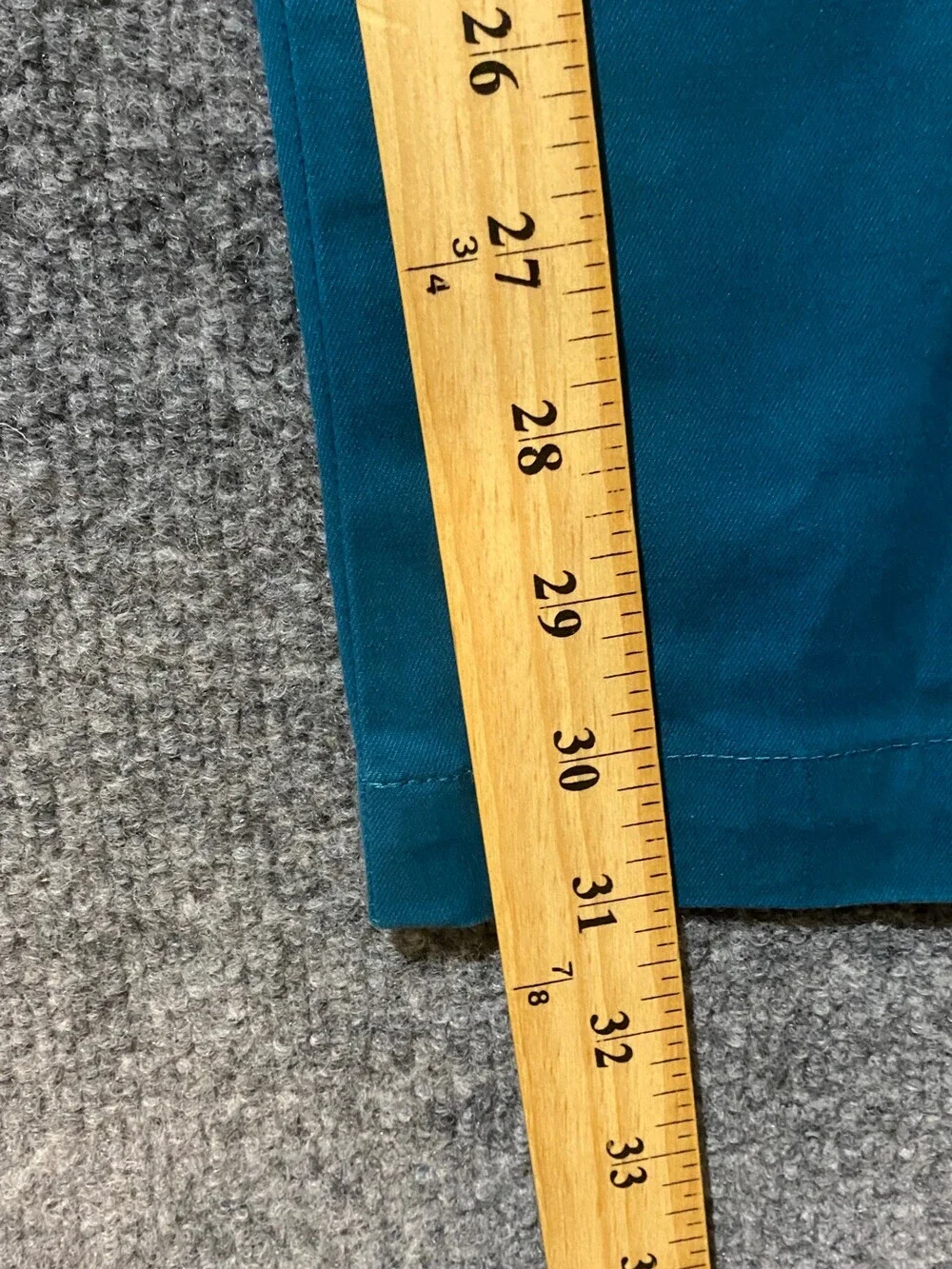 Banana Republic Pants Mens 35x32 Fulton Skinny Chino Stretch Baltic Blue